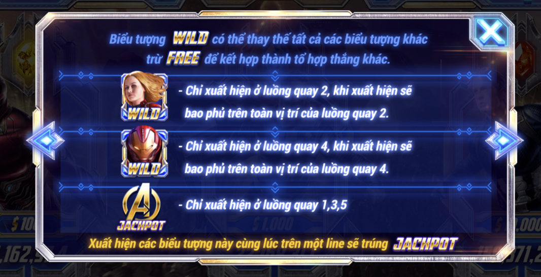 Những bước nạp tiền tham gia game bài đổi thưởng Avengers