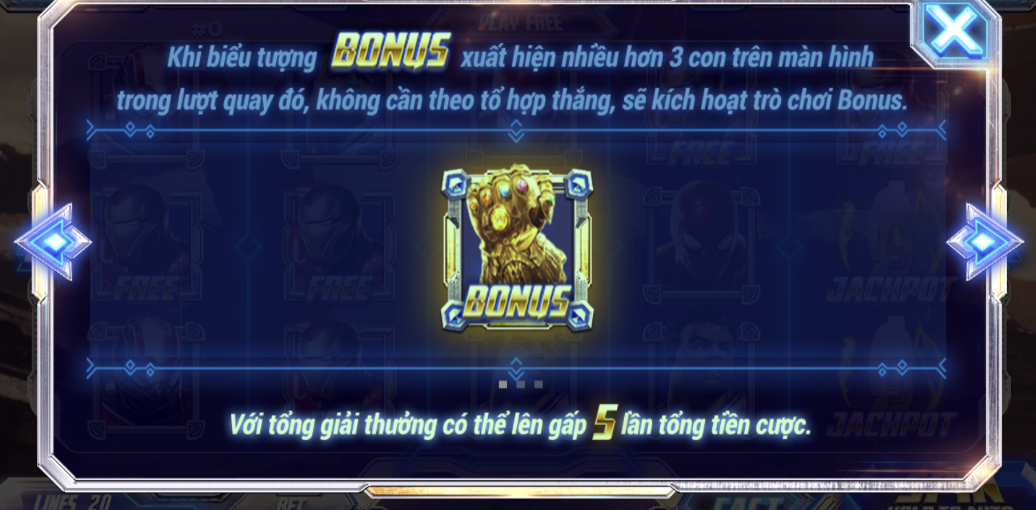 Luật chơi game bài Avengers cho game thủ Sunwin