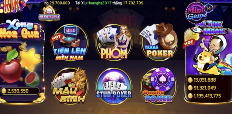 Thuật ngữ vị trí game bai doi thuong Poker Rikvip