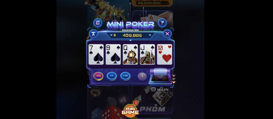 Ưu điểm game bai doi thuong Mini Poker Win79