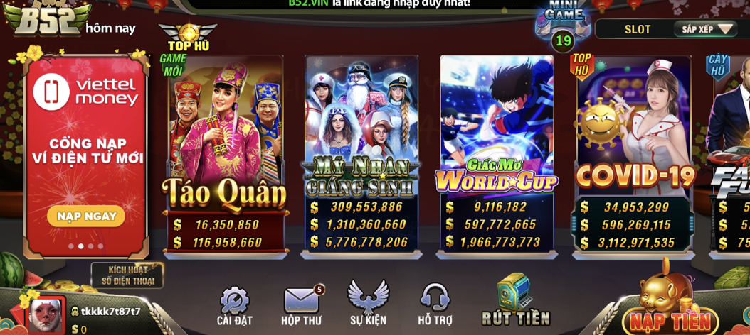 Slot game hấp dẫn