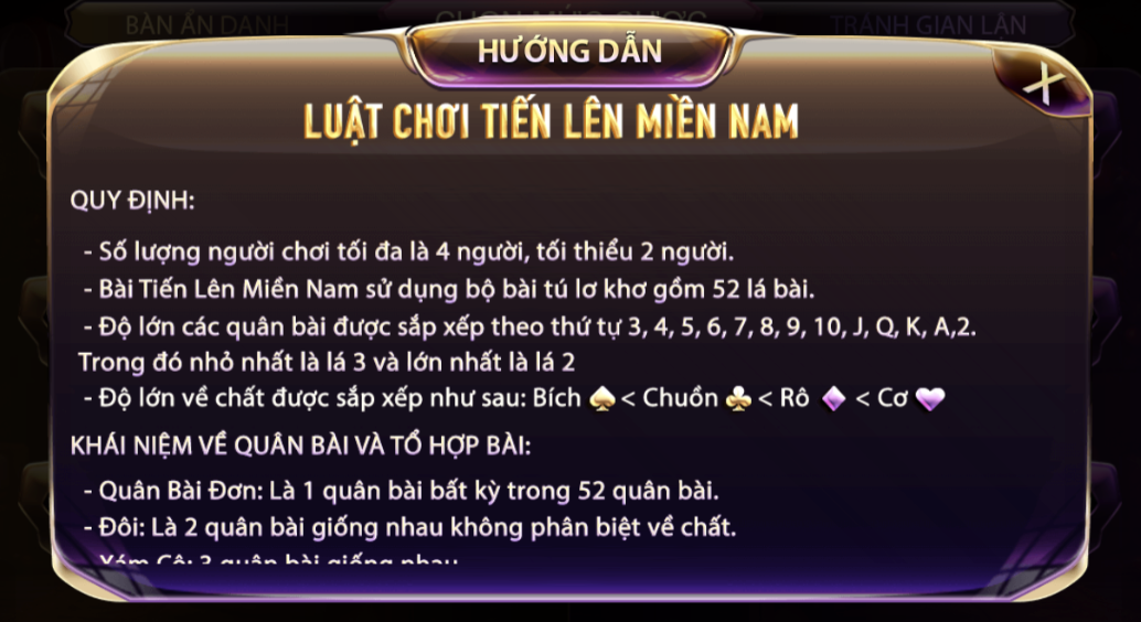 Quan sát đối thủ trong ván