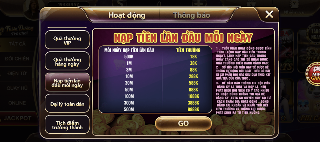 Đăng ký tải app về di động nhận ngay tiền thưởng 100K