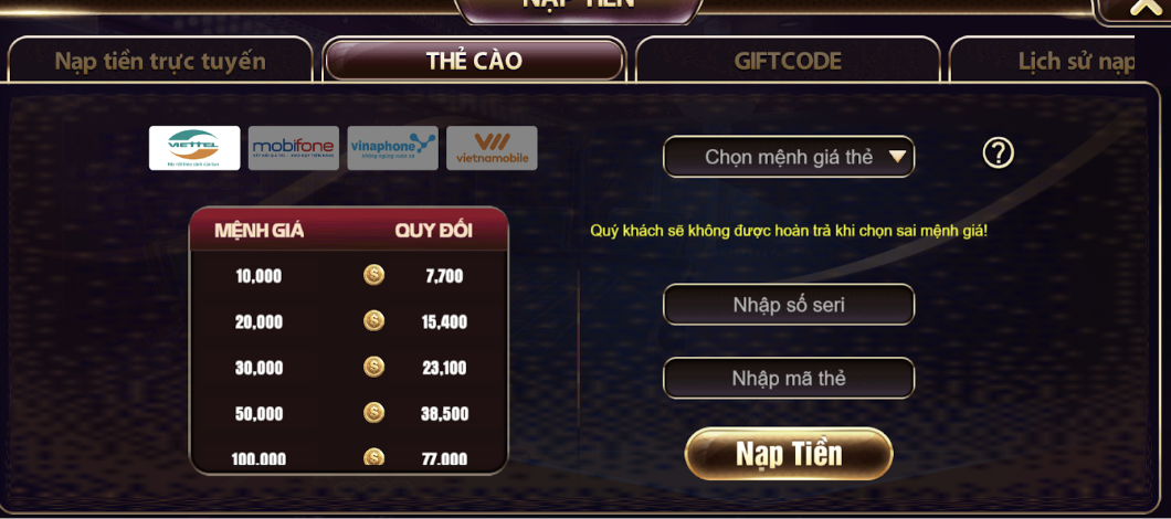 Các thao tác rút tiền game bài đổi thưởng Yo88 nhanh