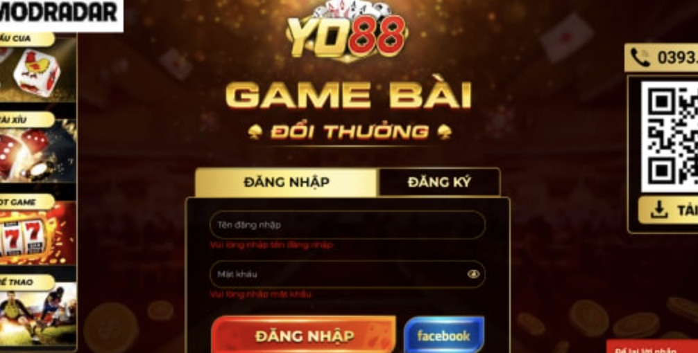 Cách đăng nhập vào game bài đổi thưởng Yo88 