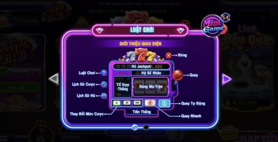 Hướng dẫn chơi game bài đổi thưởng Xèng hoa quả