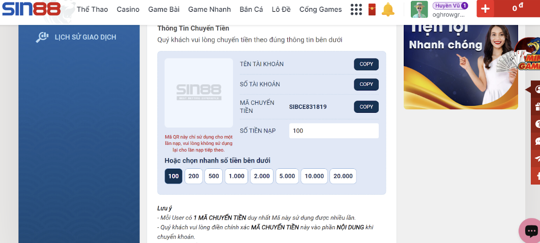 Chú ý khi tham gia nạp tiền tham gia game bài đổi thưởng