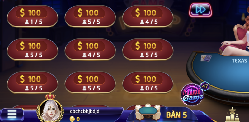 Lối chơi game bài Poker tại Five88