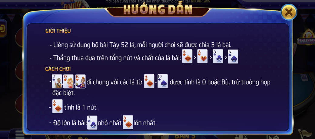 Thuật ngữ nằm trong tựa game bài đổi thưởng Liêng