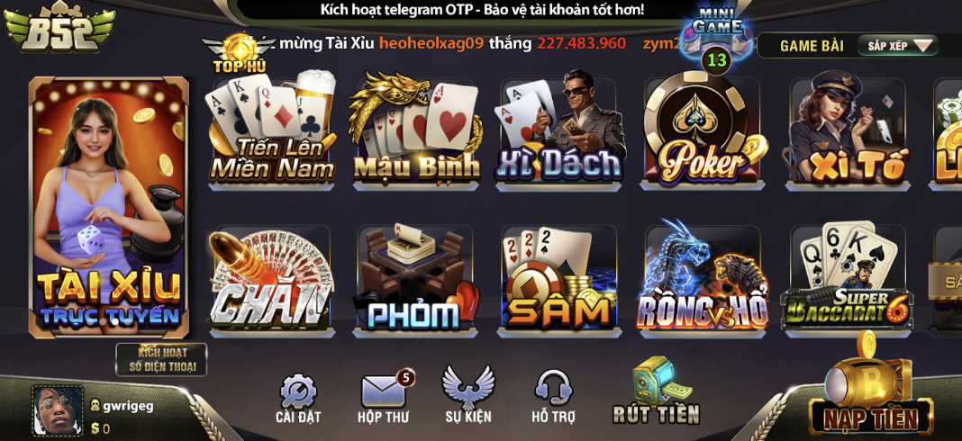 Những điểm thu hút game thủ tham gia khuyến mãi của B52